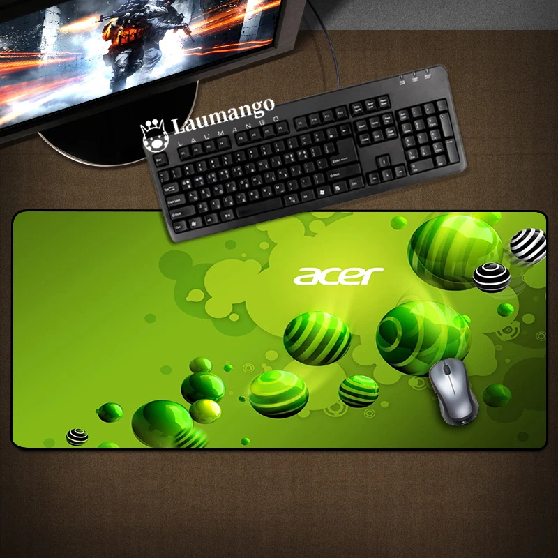 

Acer Gaming Mouse Pad Mousepad Pc Gamer Xxl Mats Mause Cabinet Keyboard Large Desk Accessories Carpet Extended Mice Mat