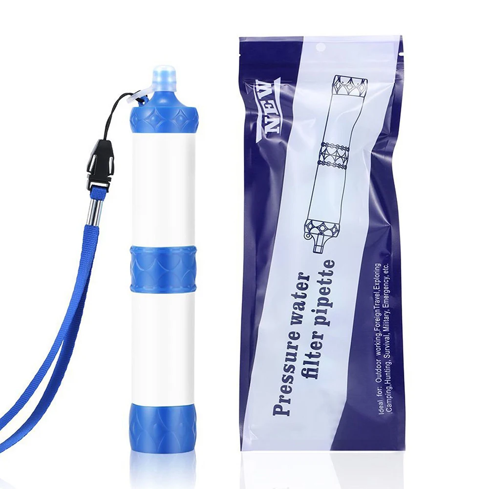 

Экстренный инструмент для фильтрации питьевой воды, портативный очиститель для выживания на открытом воздухе, фильтр с соломинкой, аксессу...