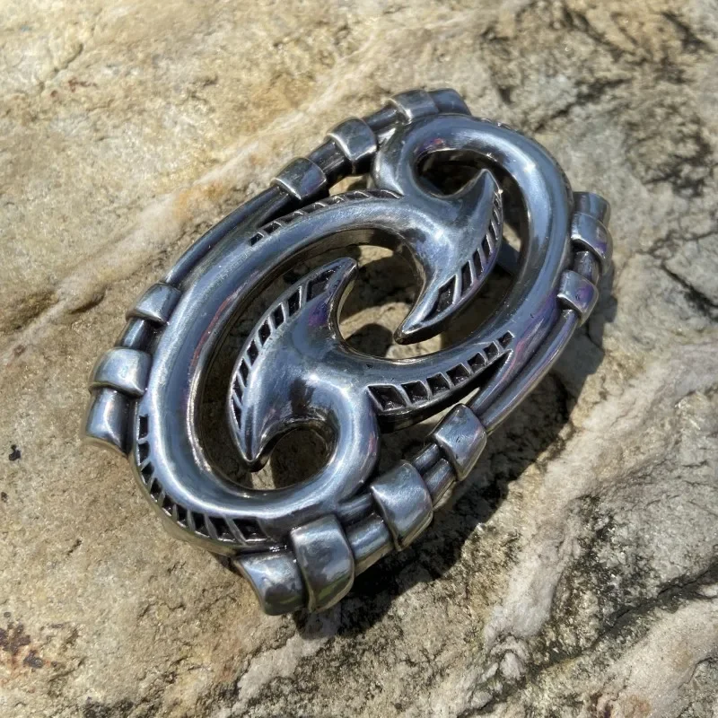 Ковбойская металлическая мужская пряжка из сплава кожаные аксессуары для