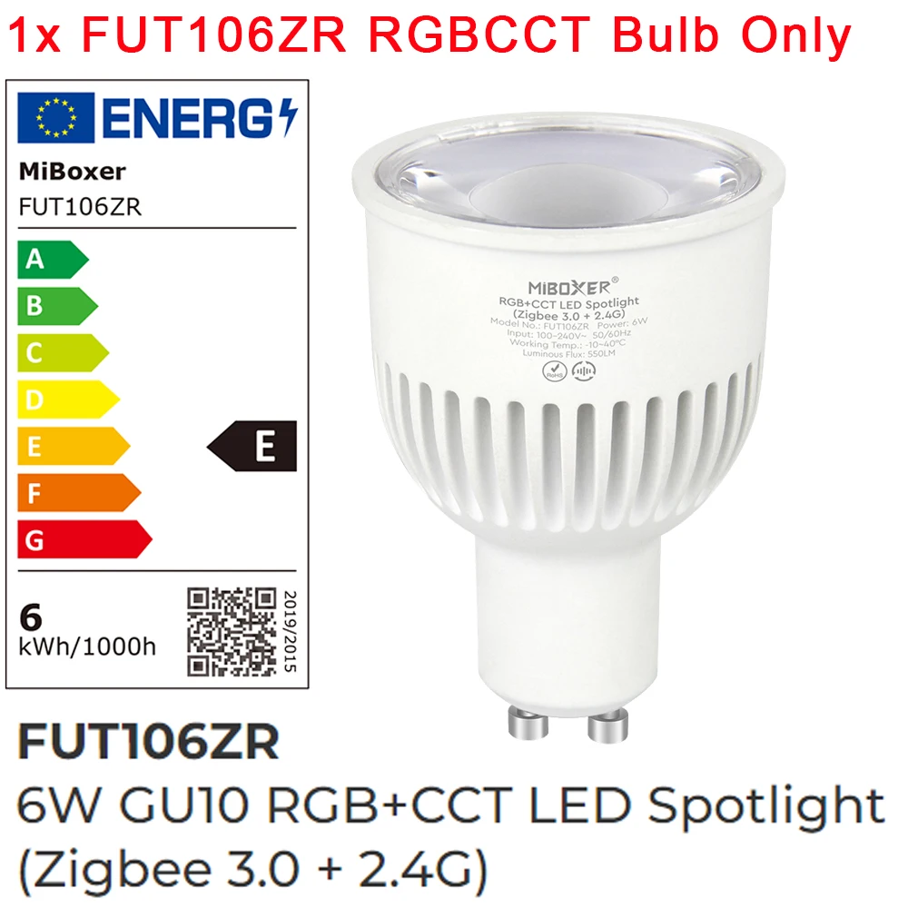 

MiBoxer RGB CCT Светодиодная лампа E27