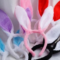 cute rabbit ears rabbit headband ears plush headband headwears anime bunny hairpin cosplay girls hair accessories