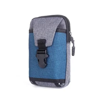 6 3 inch canvas mobile phone bag suitable for samsung apple xiaomi huawei men wear belt outdoor large capacity mobile phone