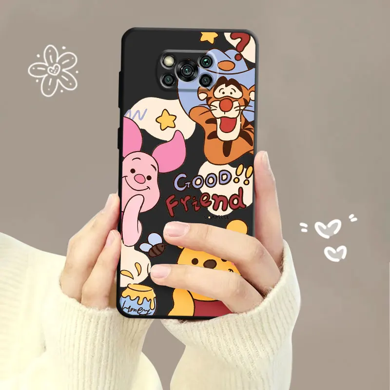 Чехол с изображением героев Диснея Микки Минни Стича ангела для Xiaomi Poco X3 NFC F5 Mi 11T