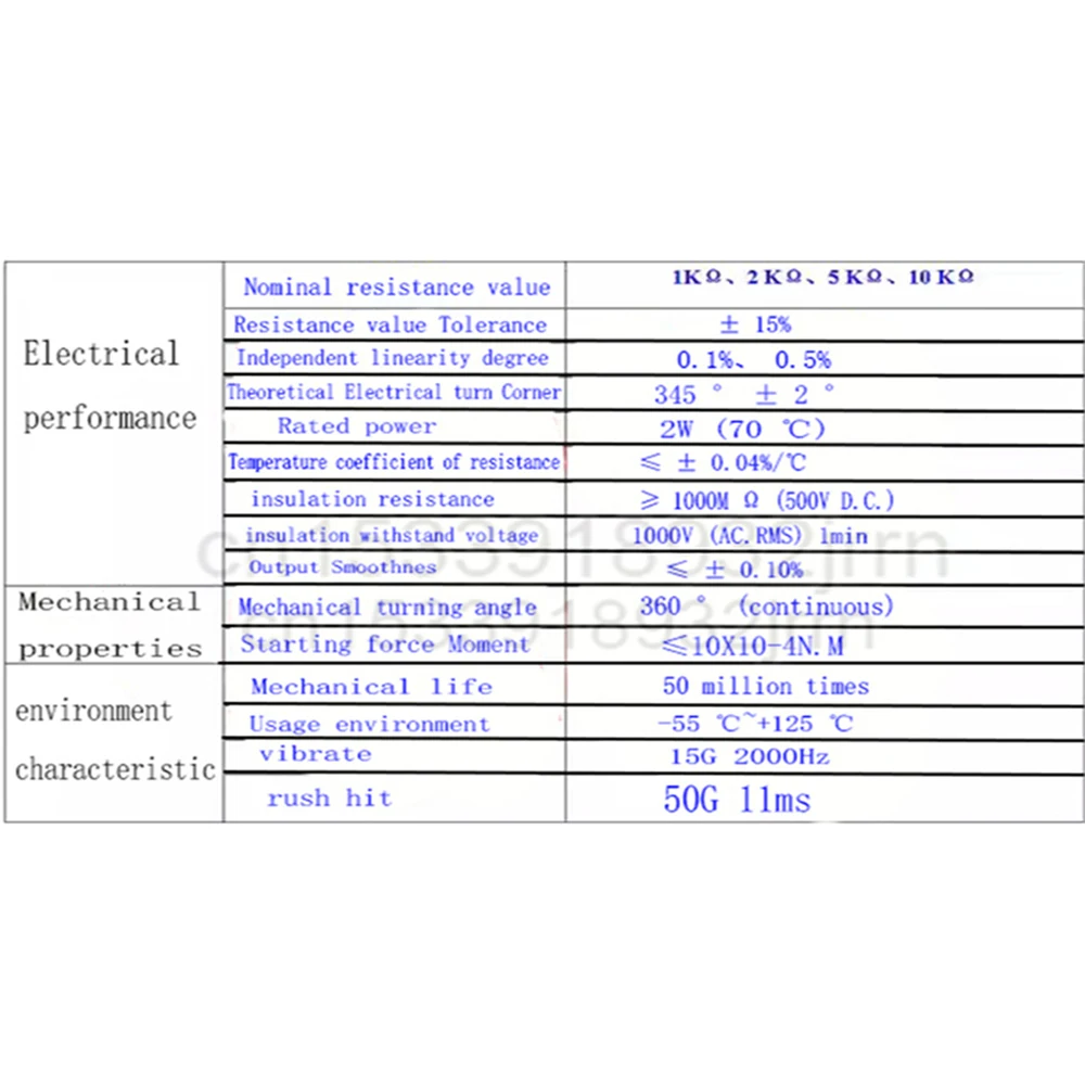 1 шт. WDD35D-4 прецизионный проводящий пластиковый потенциометр точность 0 5% 2 Вт