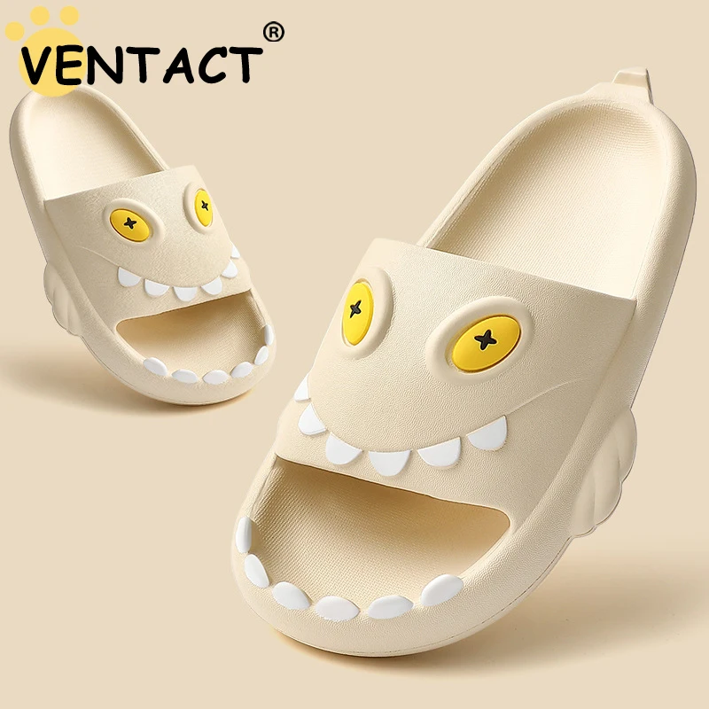 

Сандалии VENTACT женские нескользящие, пляжные шлепанцы, мультяшный рисунок, толстая подошва, для дома и ванной, повседневные, лето 2022