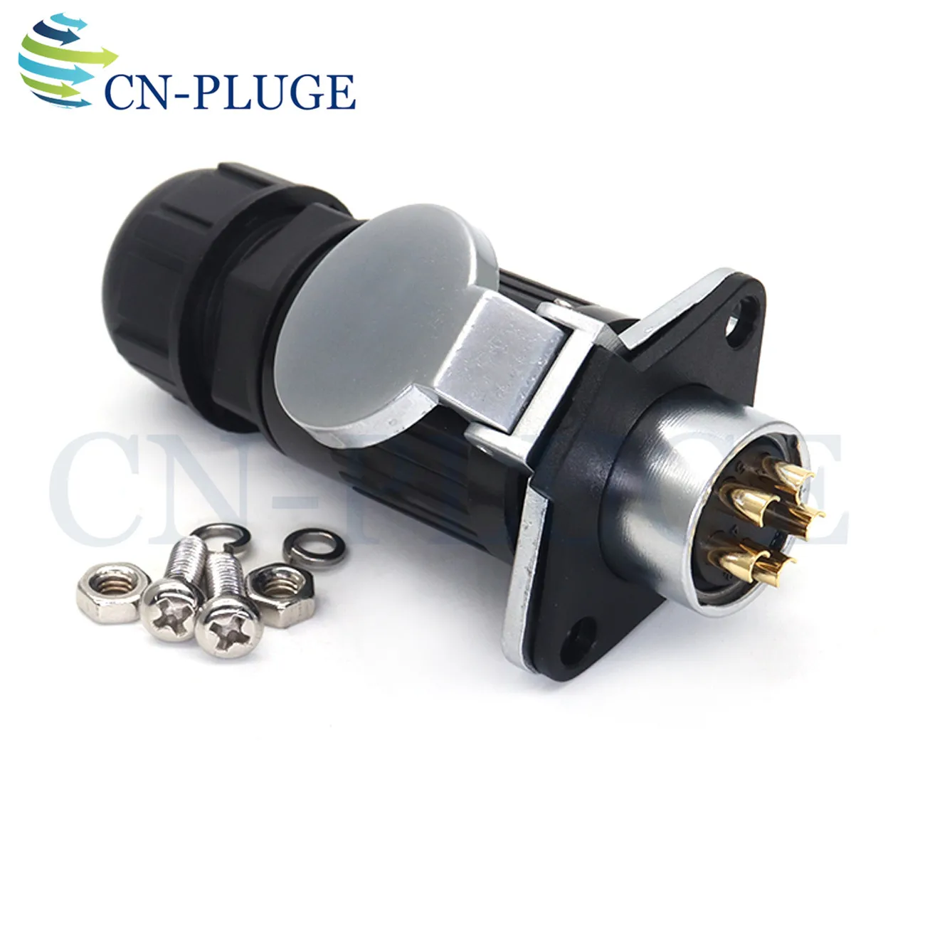 Водонепроницаемый разъем HP20 2 3 4 5 6 7 8 9 10 12-контактный авиационный металлический