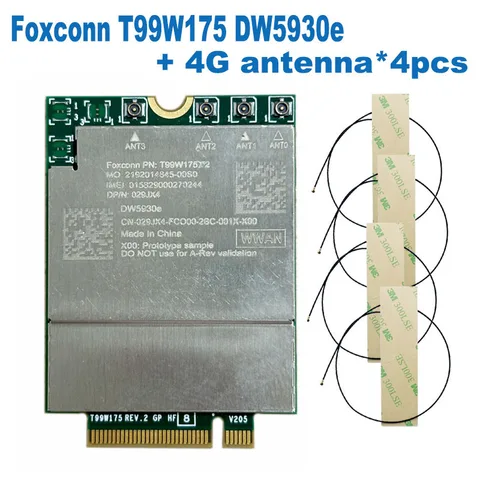 T99W175 DW5930e X55 5G Module DP/N 0K1YCW для ноутбука dell Latitude 5430 7330 LTE 5G 4G, модульная карта