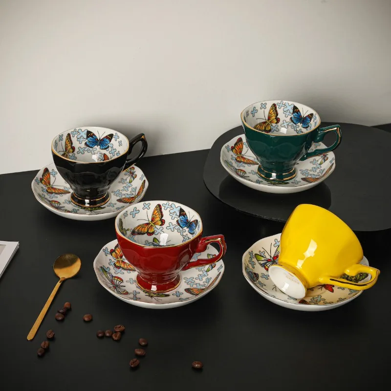 Европейский благородный бабочка из костяного фарфора чайник грелка для чая