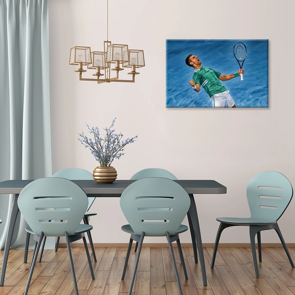 Постер для тенниса Superstar Djokovic спортивный постер холст настенный художественный