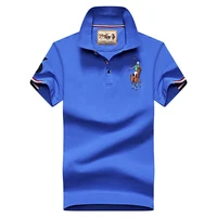 brand mens polo shirts luxury embroiedery summer short sleeve brands horse male polos