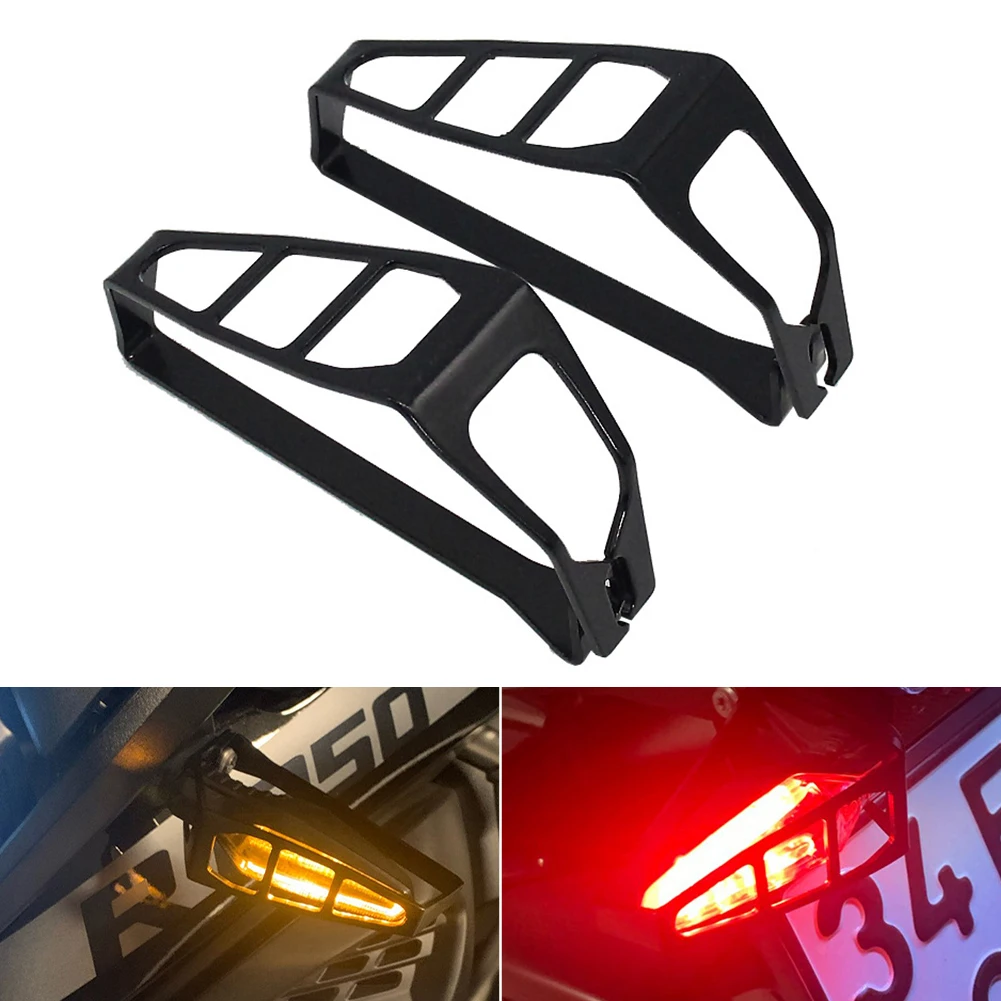 

1Pair Motorcycle Turn Signal Protector Front Rear LED Indicator Light Guard Aluminum Alloy for BMW R1250GS LC ADV F850GS F750GS