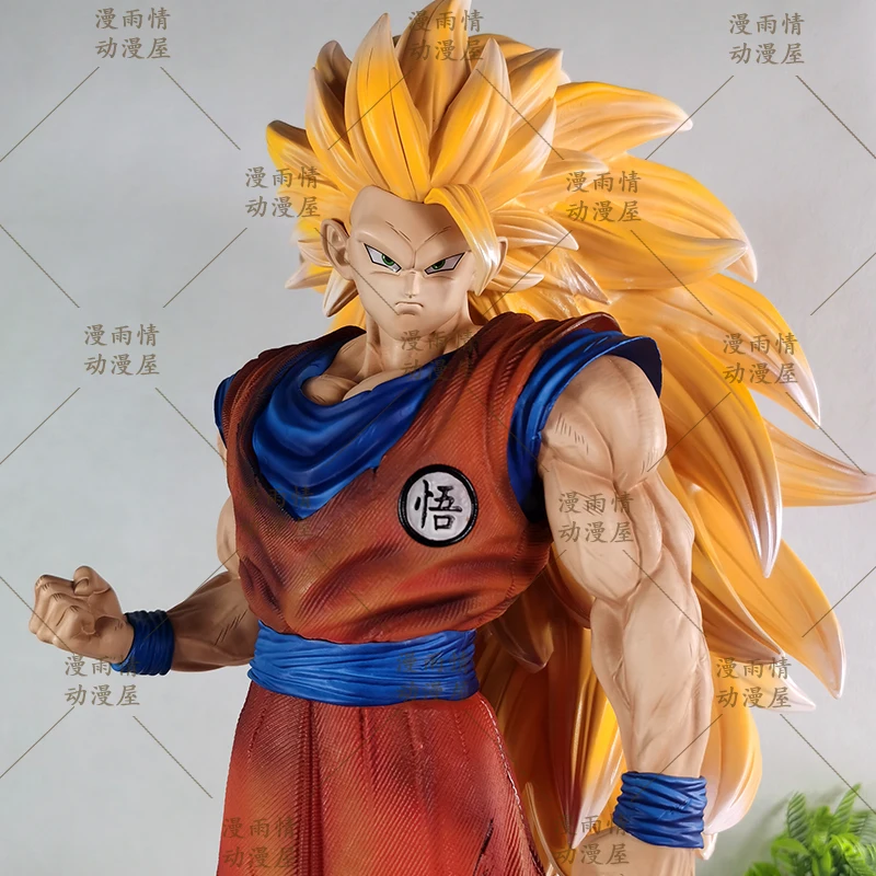 Фото Новая фигурка JT Studio SSJ3 Goku Dragon Ball, аниме 54 см, фигурка Сон Гоку, статуя из ПВХ, коллекция моделей, игрушки, Рождественский подарок на складе №3