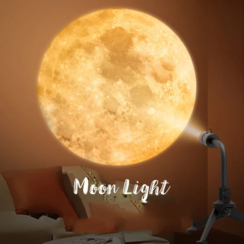 

Проекционный светильник в виде Луны, подарок для пары, сетка для знаменитостей, атмосферный светильник для общежития, креативный маленький ночник в виде земли, проектор звездного неба