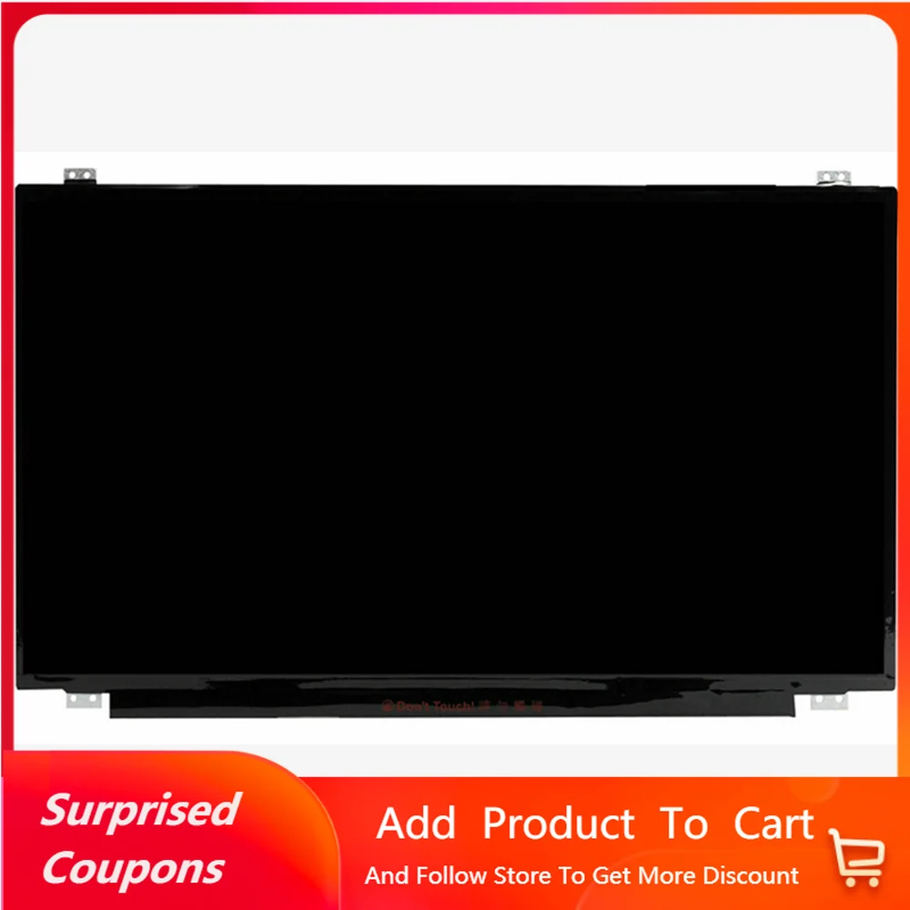 14 Inch For AUO B140HAN02.4 LCD Screen EDP 30PIN 60Hz P/N: SD10M67934 FRU:00Y657 FHD 1920*1080 Laptop Display Panel