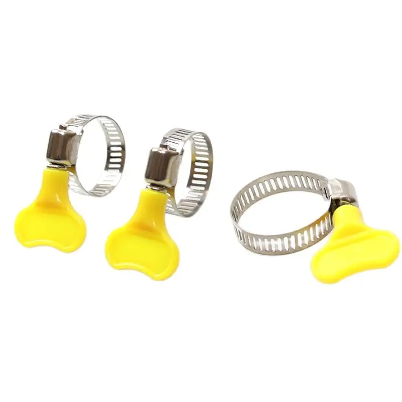 Зажим для шланга из нержавеющей стали 100 304 шт. обруч пластиковой трубки зажим