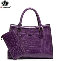fashion crocodile pattern handbag women shoulder bags designer luxury brand leather crossbody bag large handbags for women sac