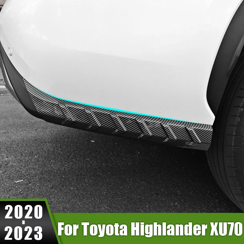 

Гибридная наклейка на задний бампер автомобиля для Toyota Highlander XU70 Kluger 2020 2021 2022 2023