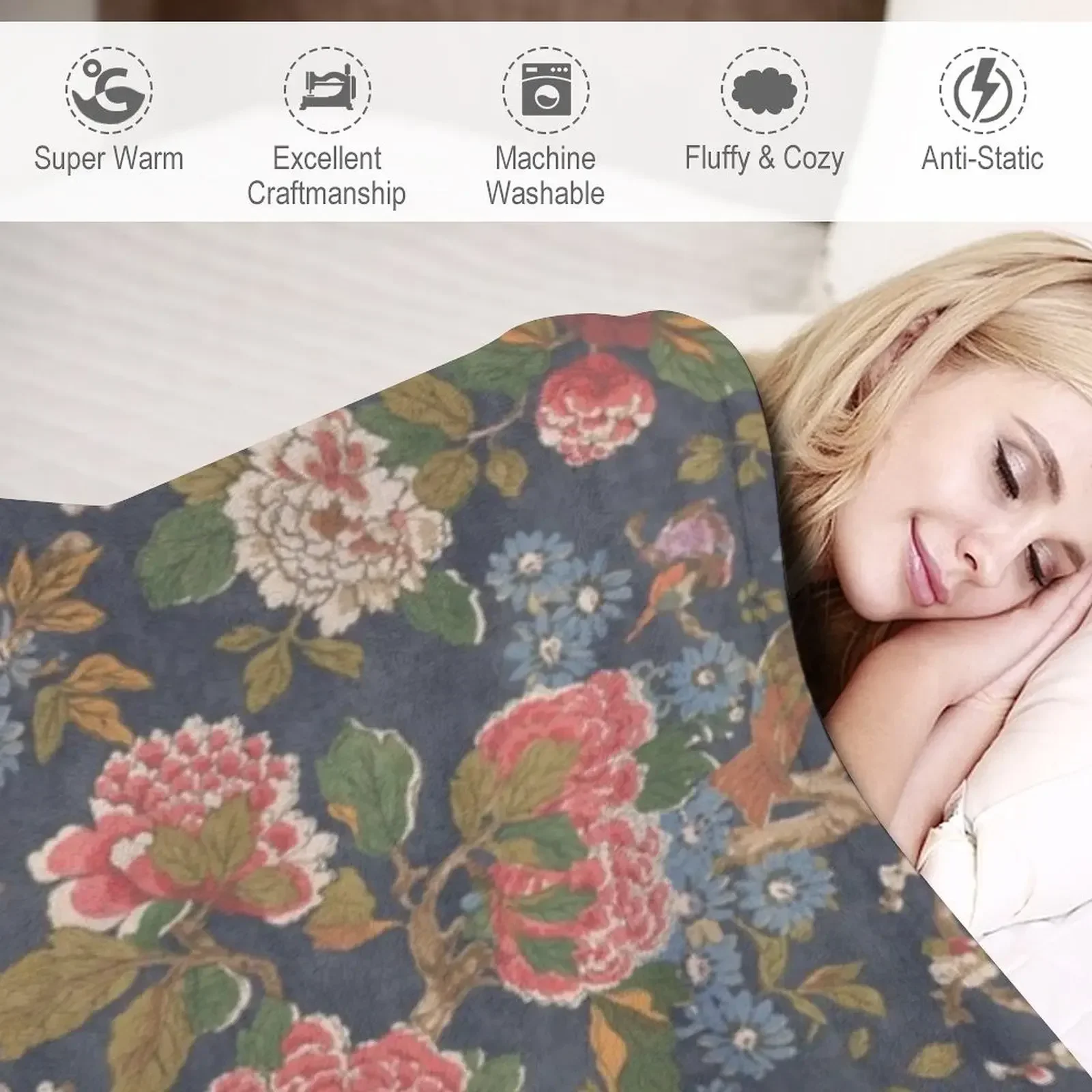 Цветочное одеяло colefax и fowler Jardine декоративные кровати индивидуальный подарок