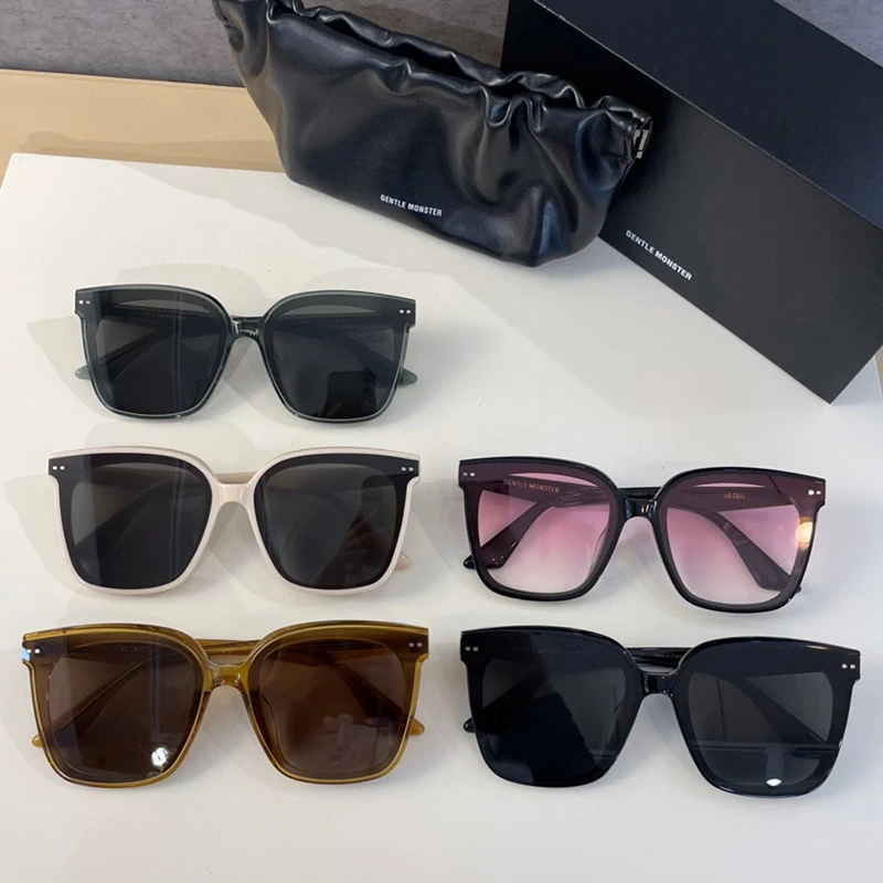 

Gentle Monster Sunglasses 2022 New Design Acetate Men Trendy GM Large Frame LO CELL Sunglasses Women Vintage square Sun Glasses