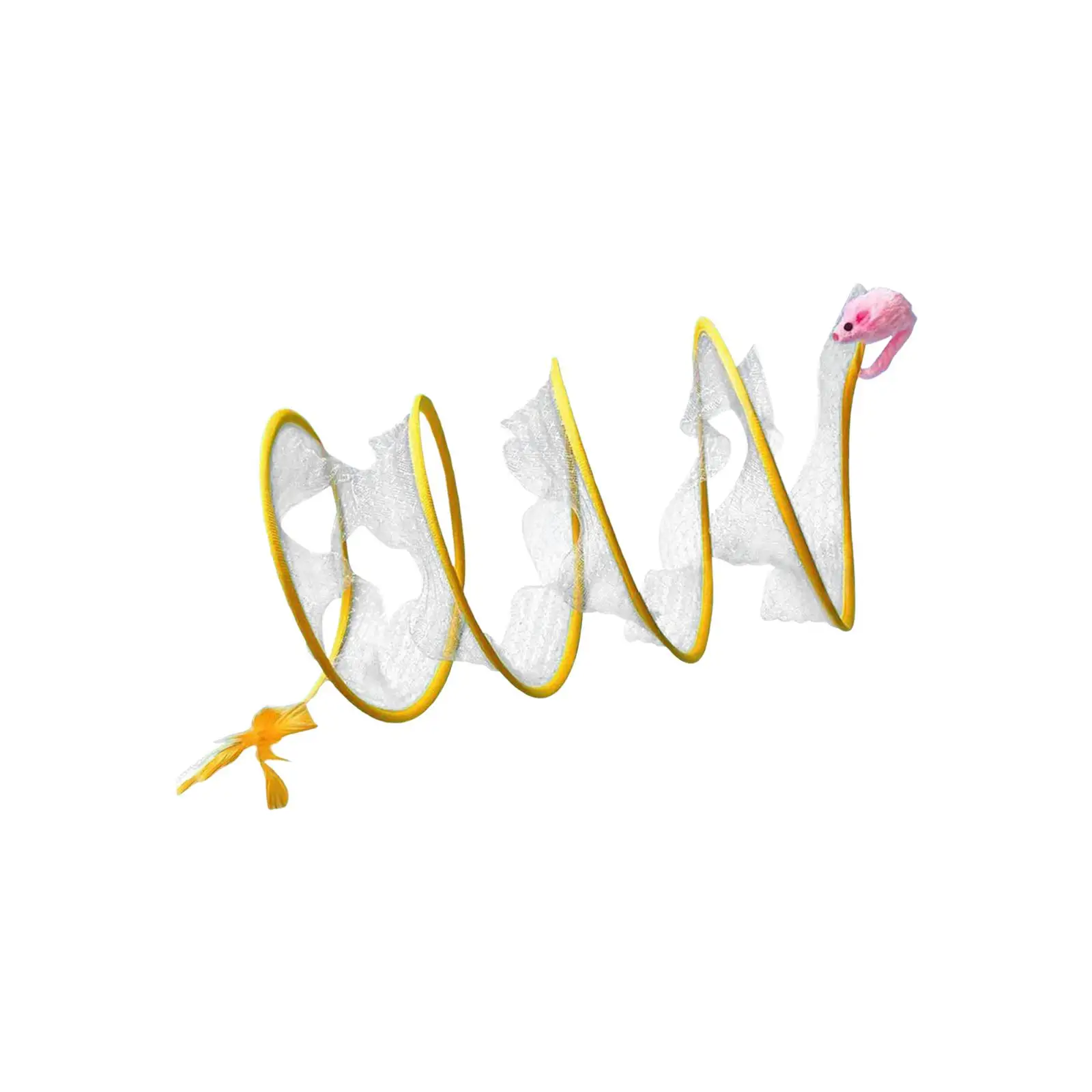 

Спиральная игрушка-туннель для кошек разборная с фотографией для котят и кроликов