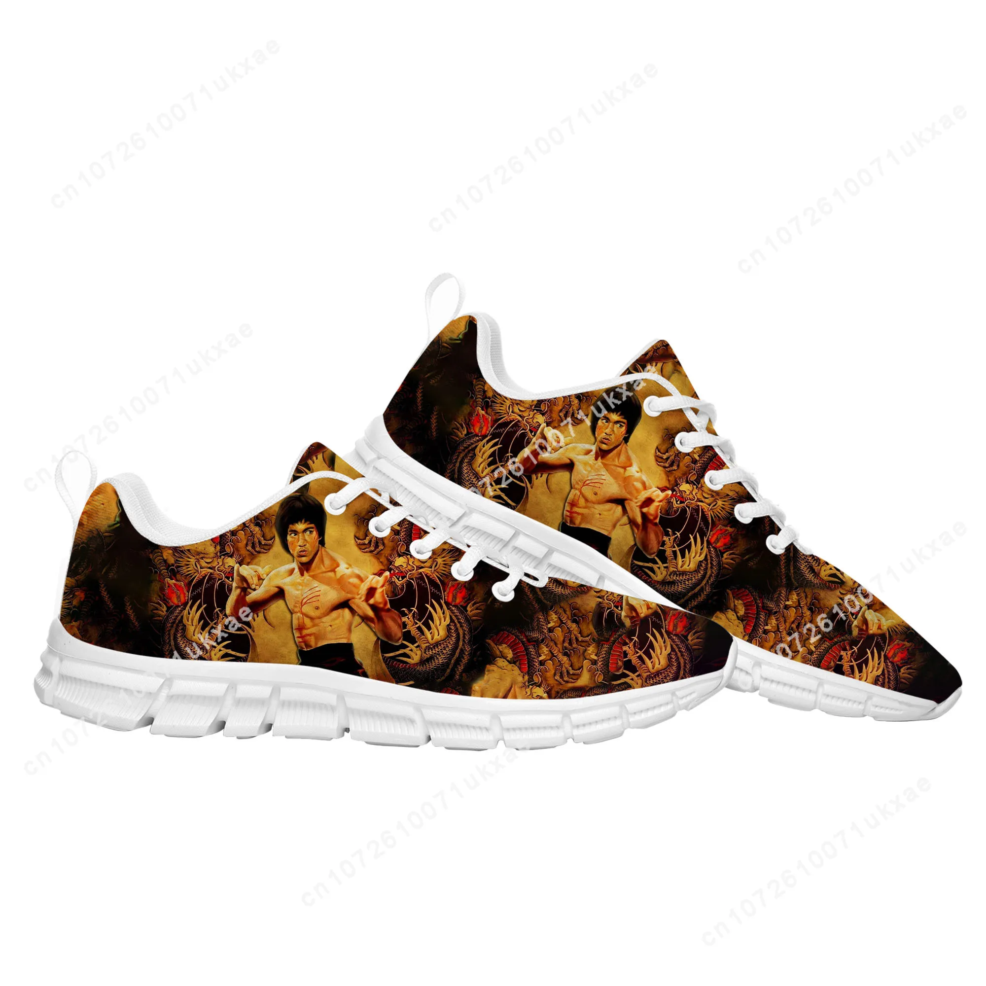 

Kung Fu Legend Bruce Lee Dragon Sports Shoes Mens Womens Teenager Kids Children Sneakers Parent Child Sneaker Customize Shoe