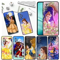 beauty and beast disney for xiaomi redmi note 11e 11s 11 11t 10 10s 9 9t 9s 8 8t pro 5g 7 5 black soft tpu phone case funda