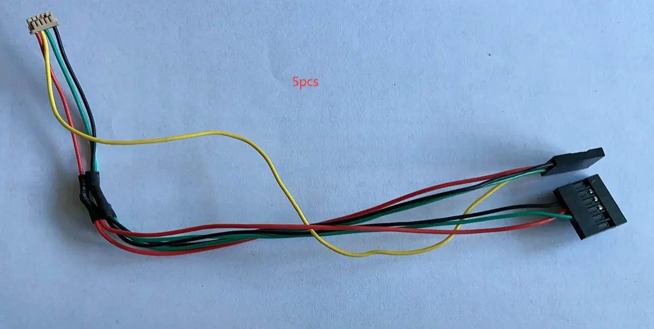 5 шт. Pixhawk PX4 APM2.6 APM GPS шестигранный приемник DF13 5P 4 кабеля Соединительный кабель для сервопривода Dupont Y-образный адаптер 20 см провода