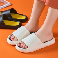 sandals and slippers womens summer home bathroom bath outside wear thick soled couple slippers eva soft soled non slip shoes