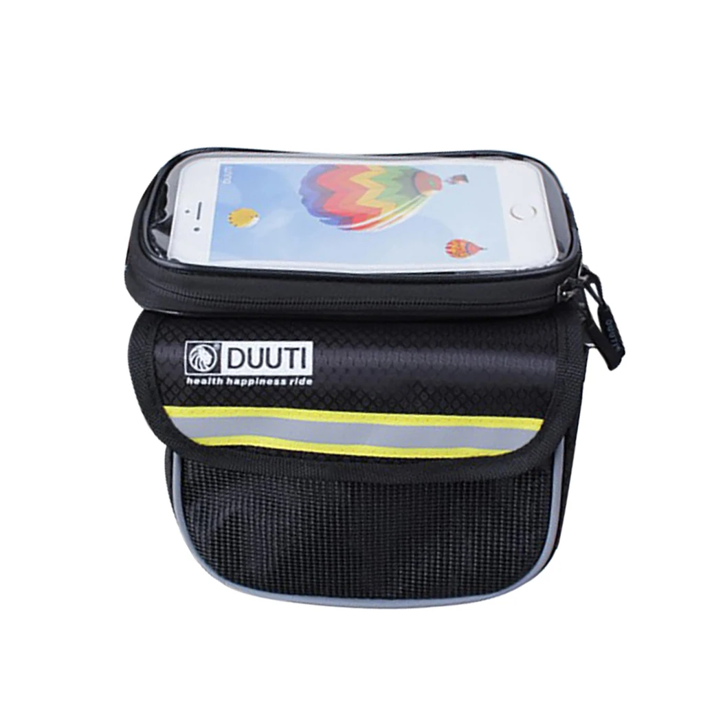 

Передняя велосипедная сумка DUUTI с длительным сроком службы, материал премиум-класса, разноцветная велосипедная сумка для телефона, Аксессу...