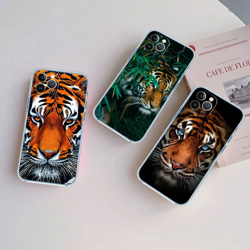Фото Прозрачный чехол для телефона IO4 Animal Tiger для Motorola Moto G40 G04 G05 One Ace Action Fusion + Plus Hyper Macro Vision Zoom №5