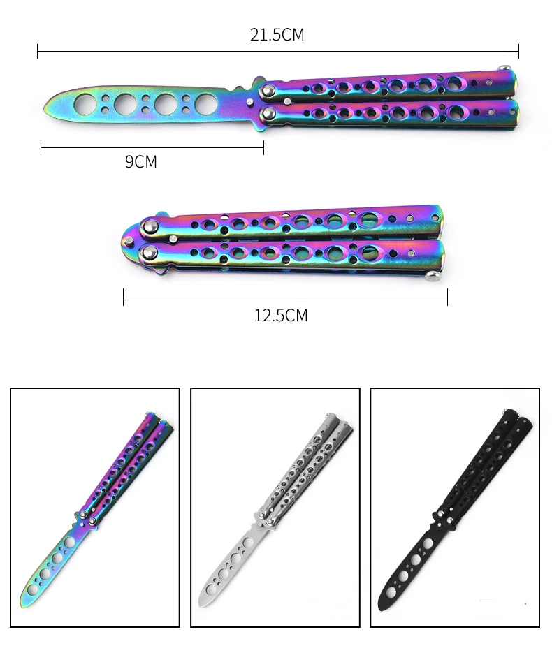 Популярный портативный складной нож-бабочка CSGO Balisong тренировочный карманный нож