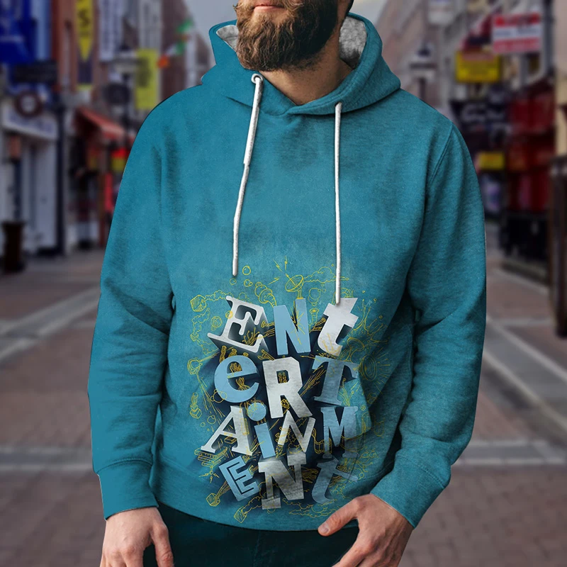 

2022 new men's and women's hoodies 3D printed creative patterns autumn and winter sportswear street casual hoodies