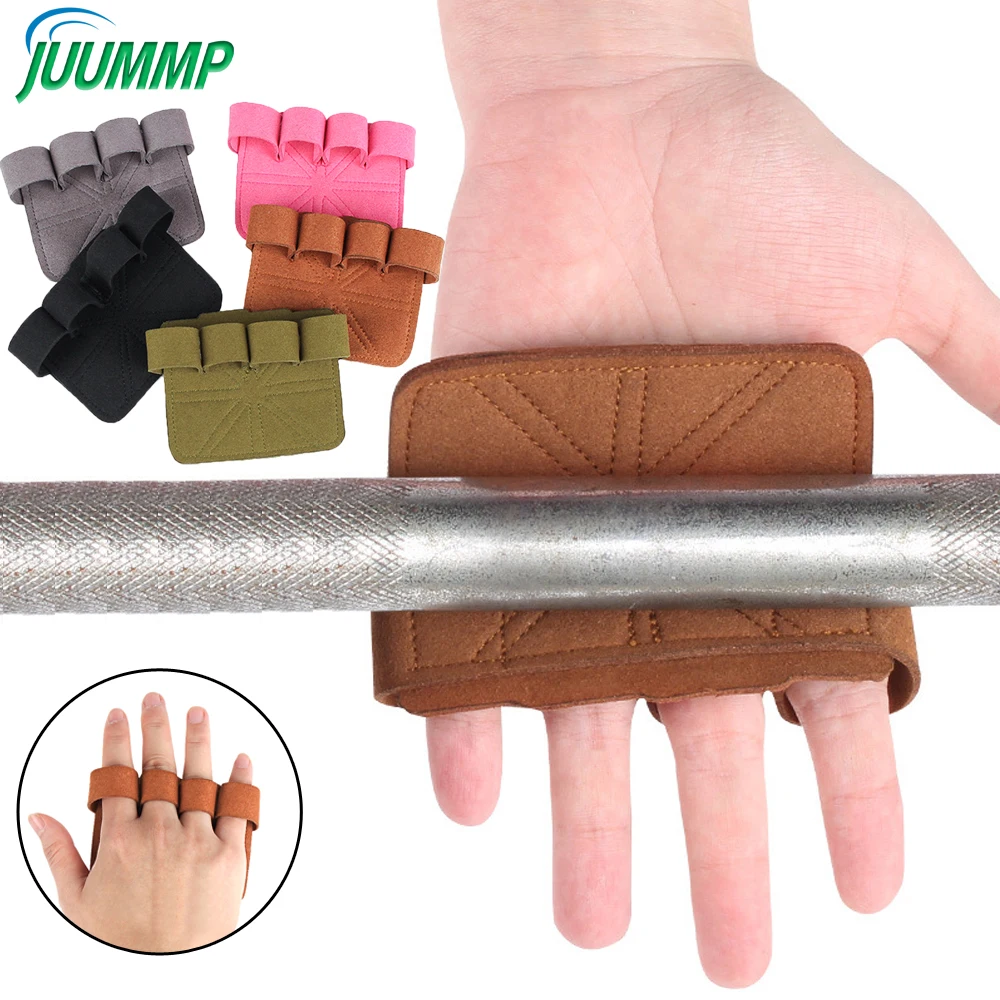 

1Pair Workout Weight Lifting Fitness Gym Barehand Gloves, Rowing Non-Slip Callus Guard Padded Grip for Cross Training, Pull Up
