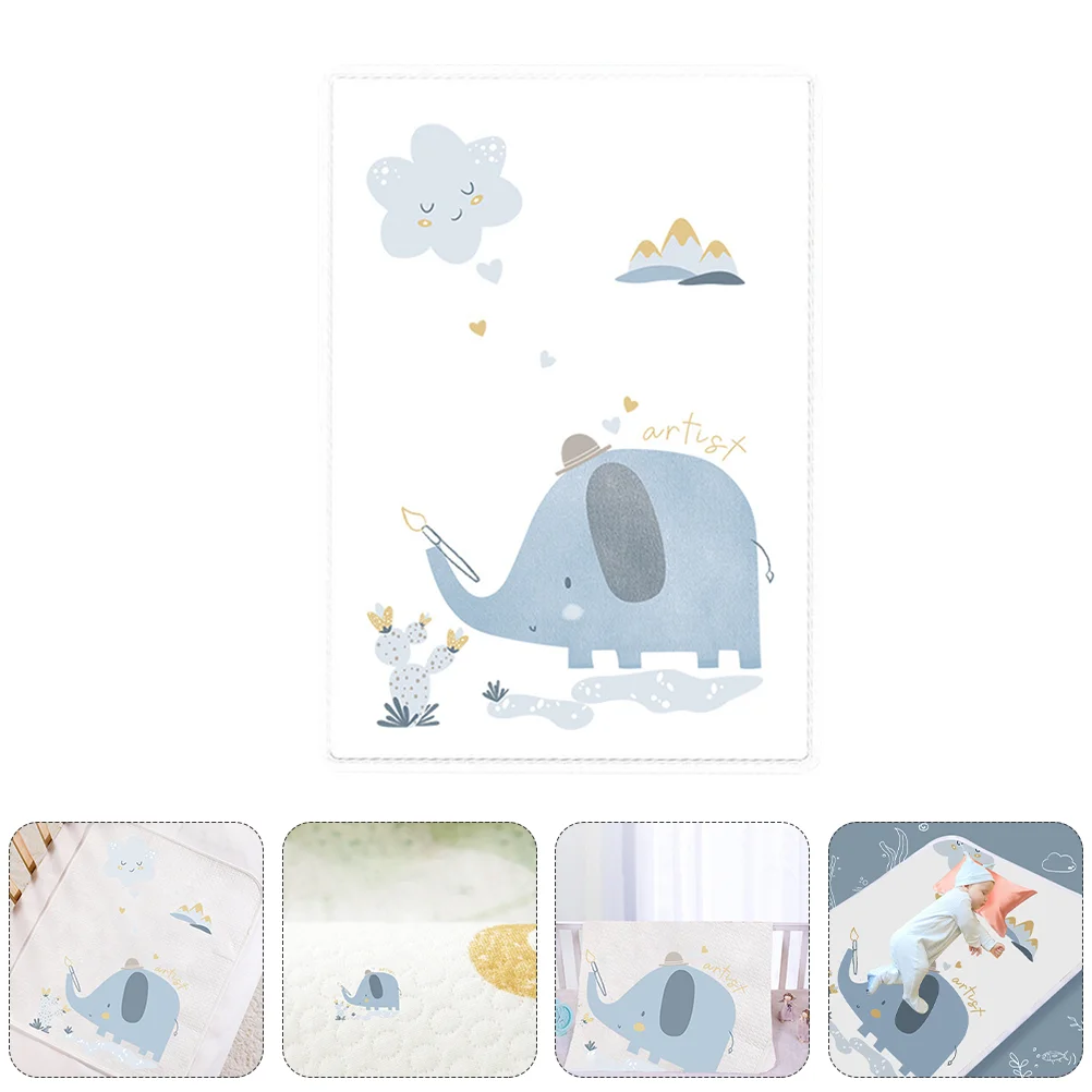 

Double Sided Urine Pad Toddler Waterproof Crib Mattress Protector Pure Cotton Reusable Changing Cushion