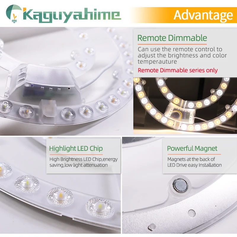 Светодиодный потолочный светильник OK-B кольцевая панель сменная светодиодная