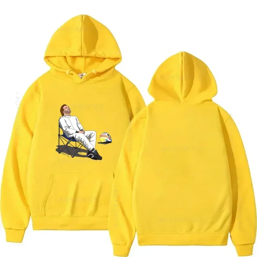 Толстовка с капюшоном вырезом для шезлонга Формулы 1 фернандо алонсо толстовка