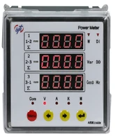 multi function three phase programmable electric watt active power meter volt amp energy monitor current meters