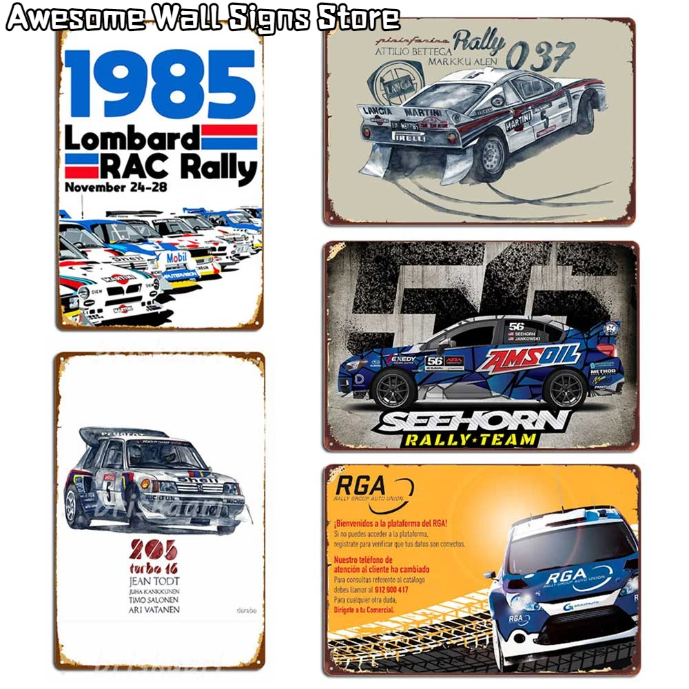 

Rallye groupe B-Peugeot 205 Turbo 16 affiches, affiches de Pub personnalisées
