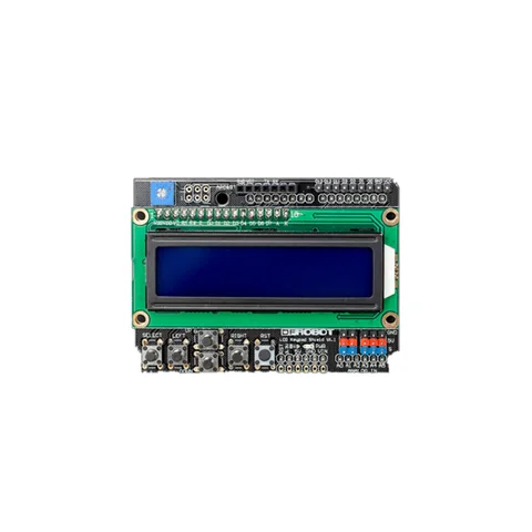 Плата расширения для ЖК-дисплея, белая подсветка, Синий ЖК-дисплей 1602, экран клавиатуры 1602, плата расширения для ЖК-дисплея, встроенный кнопочный модуль, совместимый с Arduino