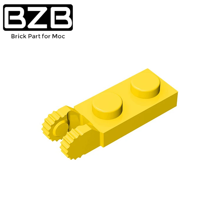 

BZB 10 шт. MOC 44302 шарнирная пластина 1x2 Блокировка с 2 пальцами на конце совместимые сборы детали для строительных блоков DIY игрушка