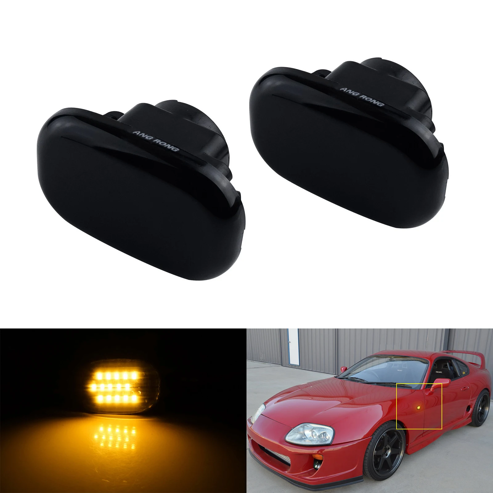 

Для Toyota Supra Celica MR2 JZA80 JDM СТИЛЬ янтарный цвет