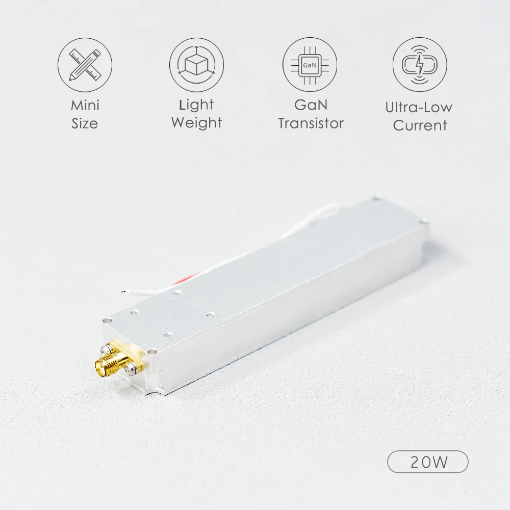 НОВЫЙ 20 Вт 390-520 МГц 500-650 650-800 800-950 950-1100 Модуль усилителя LTE NOISE GENERATOR