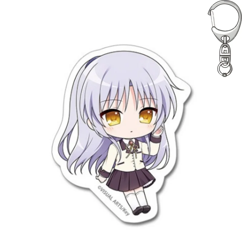 Фото Аниме Planetarian Angel Beats! Акриловые брелоки-подвески Хидеки Хината 6 см, украшения для сумок, аксессуары, коллекционные товары №5