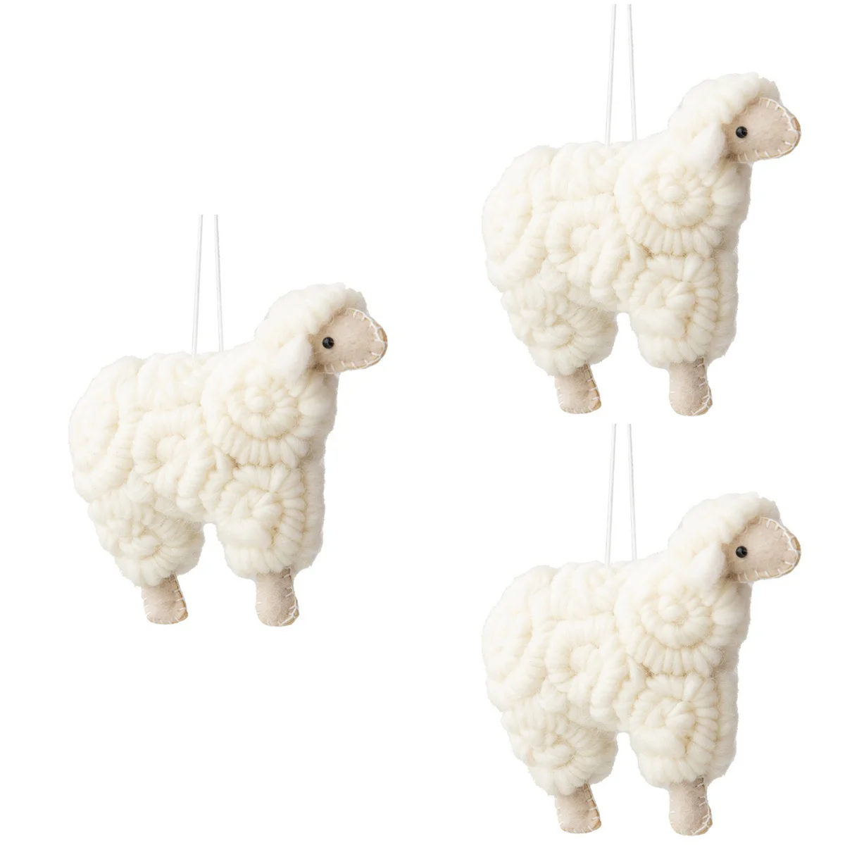 

Christmas Tree Hanging Ornamentsornament Decor Lamb Decoration Elve Sheep Pendant Figurine Felt Decors Pendants Stuffed Props