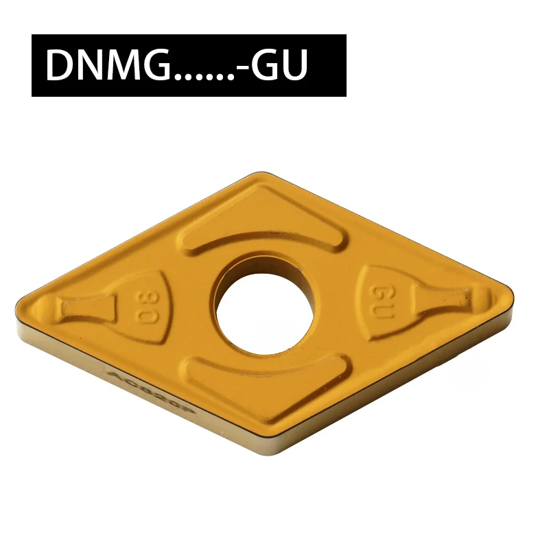 

DNMG -GU DNMG150404N-GU DNMG150408N DNMG150608N AC820P AC2000 Токарные пластины с ЧПУ, эффективный и долговечный держатель станка