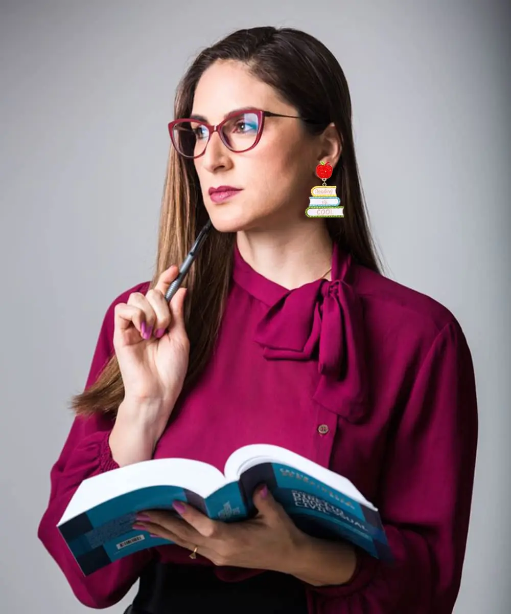 KMOKN Beaded Teacher Earrings Statement Pencil Apple Book Drop Earrings Teacher Appreciation Gifts Back To School Jewelry Set