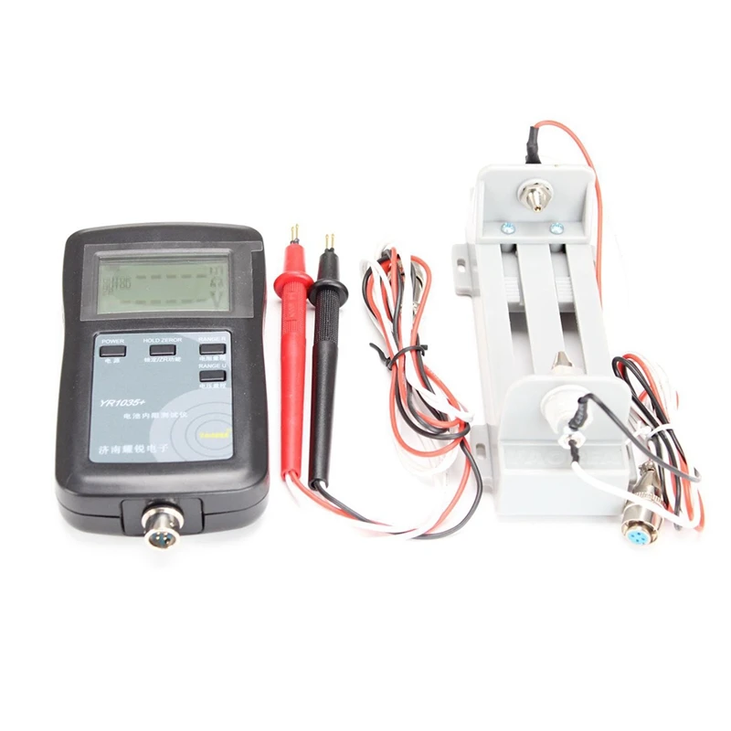

Четырехлинейный измеритель внутреннего сопротивления YR1035 для литиевой батареи, тестер-детектор 18650 для сухой батареи, тестовая стойка и щу...