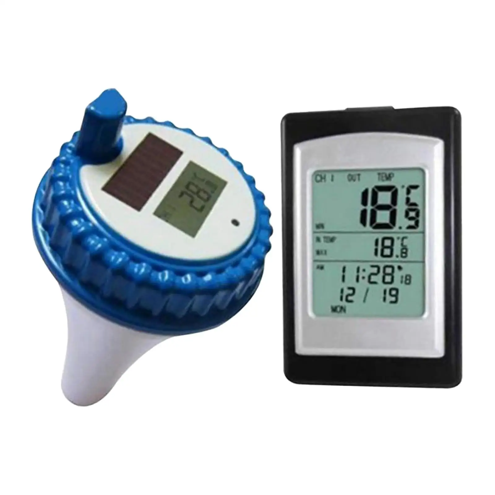 

Solar Powered Pool SPA Thermometer Digital for Bath Water Hot Tubs SPA