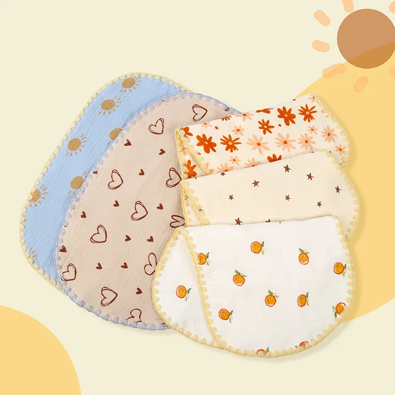 Муслиновая хлопковая Подушка-полотенце для новорожденных, 8 слоев