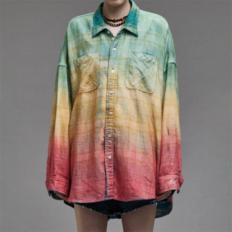 Женские рубашки Новинка лета 2024 корейская мода элегантная женская блузка в